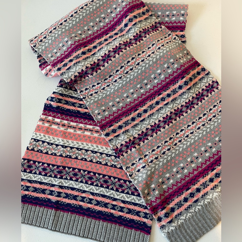 ❤️ J Crew multicolored scarf